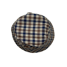 Load image into Gallery viewer, Aquascutum House Check / Navy Reversible Bucket Hat - One Size Fits All