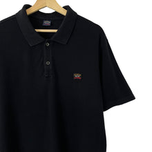 Load image into Gallery viewer, Paul and Shark Black Short Sleeved Polo - Double Extra Large (XXL) PTP 22.5"