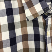 Load image into Gallery viewer, Aquascutum Block Check Short Sleeved Shirt - Medium (M) PTP 24"