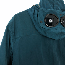 Load image into Gallery viewer, C.P Company Emerald Nylon Shimmer Multi Pocket Goggle Jacket - 52 PTP 23.25"