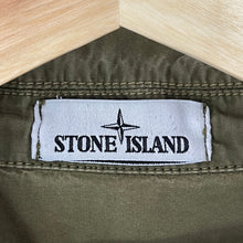 Load image into Gallery viewer, Stone Island Khaki Double Pocket Overshirt - Large (L) PTP 23.25"