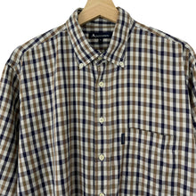Load image into Gallery viewer, Aquascutum House Check Short Sleeved Shirt - Extra Large (XL) PTP 25"