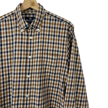 Load image into Gallery viewer, Aquascutum House Check Long Sleeved Shirt - Large (L) PTP 22.5"