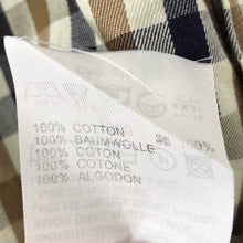 Load image into Gallery viewer, Aquascutum House Check Short Sleeved Shirt - Small (S) PTP 21.5"