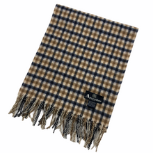 Load image into Gallery viewer, Aquascutum Classic House Check Lambswool / Cashmere Scarf - One Size Fits All