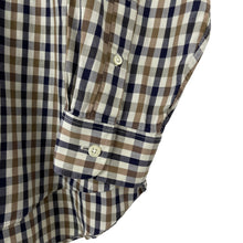 Load image into Gallery viewer, Aquascutum House Check Long Sleeved Shirt - Large (L) PTP 25"