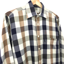 Load image into Gallery viewer, Aquascutum Block Check Long Sleeved Shirt - Small (S) PTP 22"