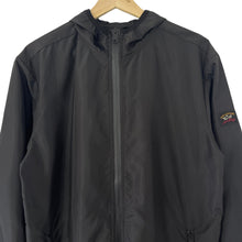 Load image into Gallery viewer, Paul and Shark Black Lightweight Hooded Jacket - Large (L) PTP 23"