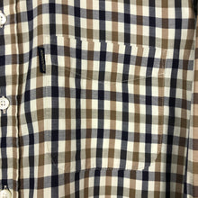 Load image into Gallery viewer, Aquascutum House Check Long Sleeved Shirt - Medium (M) PTP 23.25"