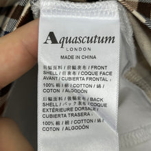 Load image into Gallery viewer, Aquascutum White / House Check Short Sleeved T-Shirt - Extra Large (XL) PTP 23"