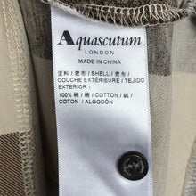 Load image into Gallery viewer, Aquascutum Block Check Short Sleeved Polo - Medium (M) PTP 20.5"