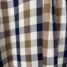 Load image into Gallery viewer, Aquascutum Block Check Short Sleeved Shirt - Large (L) PTP 25.5"