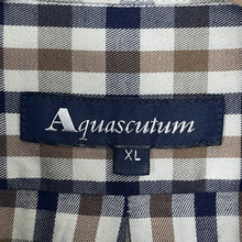Load image into Gallery viewer, Aquascutum House Check Long Sleeved Shirt - Extra Large (XL) PTP 26"
