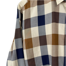 Load image into Gallery viewer, Aquascutum Block Check Long Sleeved Shirt - Small (S) PTP 20.25"