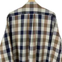 Load image into Gallery viewer, Aquascutum Block Check Long Sleeved Shirt - Large (L) PTP 24.75"