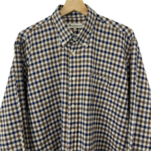 Load image into Gallery viewer, Aquascutum House Check Long Sleeved Shirt - Medium (M) PTP 23.75"