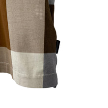 Load image into Gallery viewer, Aquascutum Block Check Short Sleeved Polo - Large (L) PTP 22"