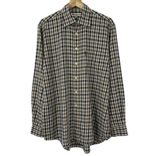 Load image into Gallery viewer, Aquascutum House Check Long Sleeved Shirt - Medium (M) PTP 23"