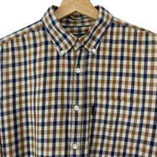 Load image into Gallery viewer, Aquascutum House Check Long Sleeved Shirt - Large (L) PTP 21.5"