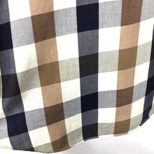 Load image into Gallery viewer, Aquascutum Block Check Long Sleeved Shirt - Small (S) PTP 22"
