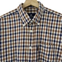 Load image into Gallery viewer, Aquascutum House Check Long Sleeved Shirt - Large (L) PTP 21.5"