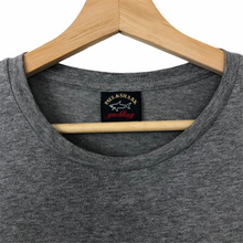 Load image into Gallery viewer, Paul and Shark Grey Short Sleeved Logo T-Shirt - Double Extra Large (XXL) PTP 23.25"