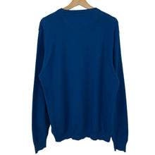 Load image into Gallery viewer, Paul and Shark Blue Crew Neck Sweater - Large (L) PTP 23.5"