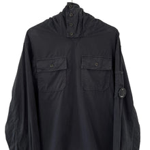 Load image into Gallery viewer, C.P Company Black Pullover Hooded Lens Smock - Large (L) PTP 23"