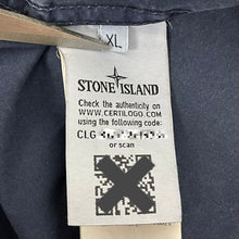 Load image into Gallery viewer, Stone Island Navy Blue Pocket Overshirt - Extra Large (XL) PTP 23"