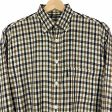 Load image into Gallery viewer, Aquascutum House Check Long Sleeved Shirt - Medium (M) PTP 23.25"
