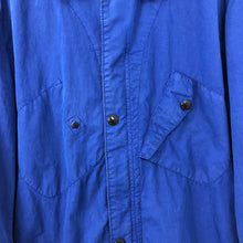 Load image into Gallery viewer, C.P Company Blue Goggle Hooded Overshirt - Extra Large (XL) PTP 21.5"