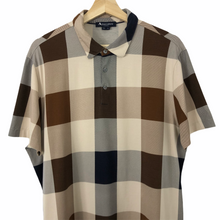 Load image into Gallery viewer, Aquascutum Block Check Short Sleeved Polo - Extra Large (XL) PTP 22.5"
