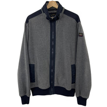Load image into Gallery viewer, Paul and Shark Grey Zip Up Fleece Track Top - Extra Large (XL) PTP 26"