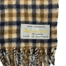 Load image into Gallery viewer, Aquascutum Classic House Check Pure Cashmere Scarf - One Size Fits All
