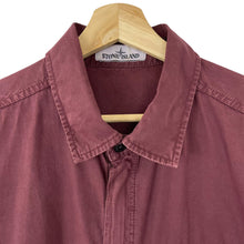 Load image into Gallery viewer, Stone Island Burgundy Pocket Overshirt - Extra Large (XL) PTP 23.25"