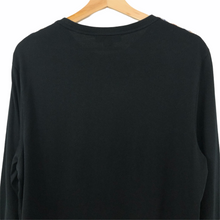 Load image into Gallery viewer, Aquascutum Black Long Sleeved T-Shirt - Medium (M) PTP 20.5"