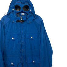 Load image into Gallery viewer, C.P Company Blue Multi Pocket Nysack Goggle Jacket - 54 PTP 23"