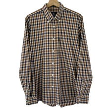 Load image into Gallery viewer, Aquascutum House Check Long Sleeved Shirt - Large (L) PTP 21.5"