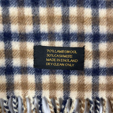 Load image into Gallery viewer, Aquascutum Classic House Check Lambswool / Cashmere Scarf - One Size Fits All