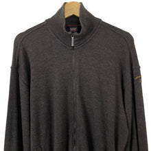 Load image into Gallery viewer, Paul and Shark Bretagne Grey Full Zip Sweater - Medium (M) PTP 22.25"