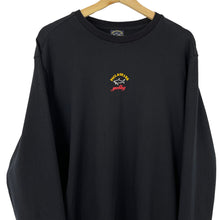 Load image into Gallery viewer, Paul and Shark Black Centre Logo Sweater - Large (L) PTP 23"