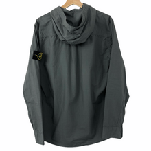Load image into Gallery viewer, Stone Island Grey Button Up Hooded Overshirt - Extra Large (XL) PTP 23"