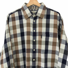 Load image into Gallery viewer, Aquascutum Block Check Long Sleeved Shirt - Extra Large (XL) PTP 27"