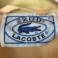 Load image into Gallery viewer, Vintage Lacoste Izod Yellow Full Zip Up Jacket - Large (L) PTP 24"