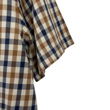 Load image into Gallery viewer, Aquascutum House Check Short Sleeved Shirt - Large (L) PTP 21"