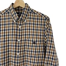 Load image into Gallery viewer, Aquascutum House Check Long Sleeved Shirt - Medium (M) PTP 20.75"