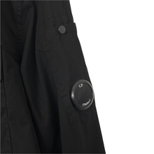 Load image into Gallery viewer, C.P Company Black Button Up Lightweight Overshirt - Large (L) PTP 22"