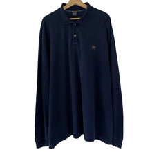 Load image into Gallery viewer, Paul and Shark Navy Long Sleeved Polo - Five Extra Large (5XL) PTP 31"