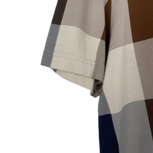 Load image into Gallery viewer, Aquascutum Block Check Short Sleeved T-Shirt - Large (L) PTP 21.25"