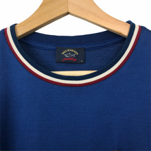 Load image into Gallery viewer, Paul and Shark Blue Short Sleeved Pocket Logo T-Shirt - Medium (M) PTP 19.75"